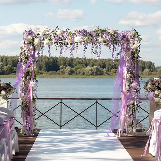 Artificial Flowers Hanging Flowers, Fake Garland Silk Vines Rattan String Decor - Image 3