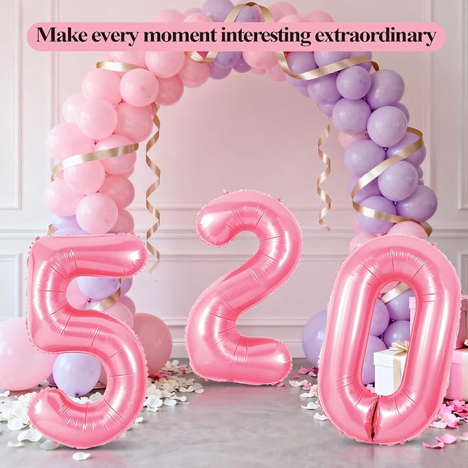 Number 80 Balloons for 80th Birthday Party Decorations, 0-100 Large No.80 - Image 6