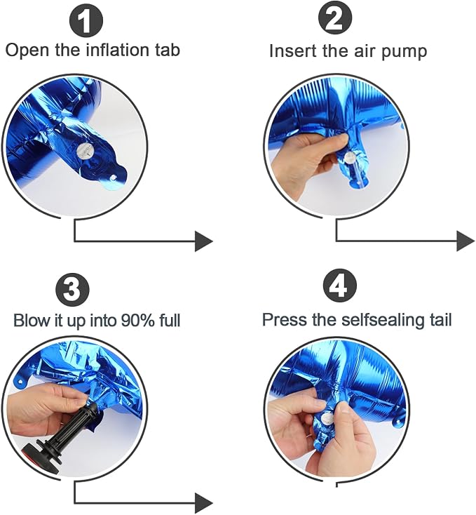 Navy Blue 26 Balloon - Image 6