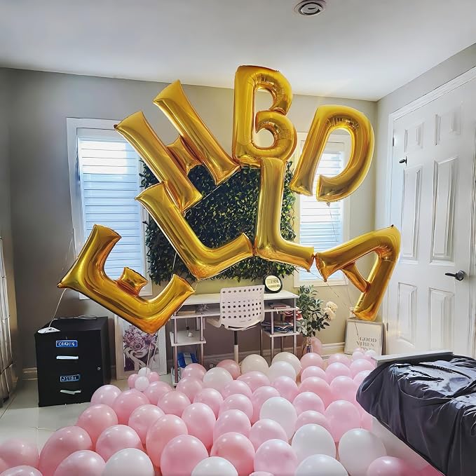 40 Inch Foil Letter Balloon, Giant Alphabet G Customize Balloon, Large Self - Image 6