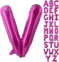 Lovoir 40 Inch Large Hot Pink Letter V Balloons Big Size Jumbo Mylar Foil by Lovoir