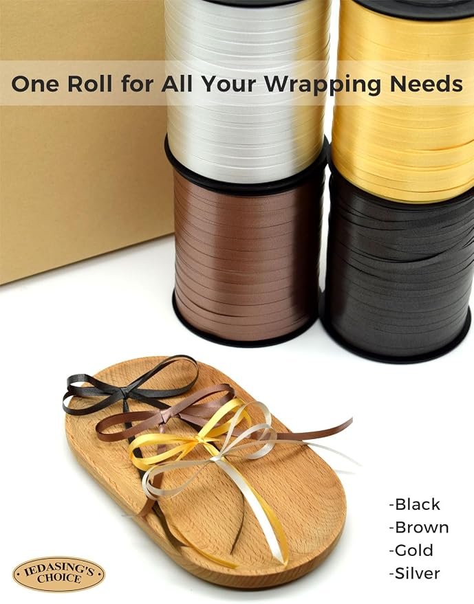 Curling Ribbon Sage Green Ribbon - Image 3