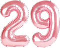 40 Inch Number 29 Balloons for 29th Birthday Party Decorations, 0-100 Jewelry by FOBELEC