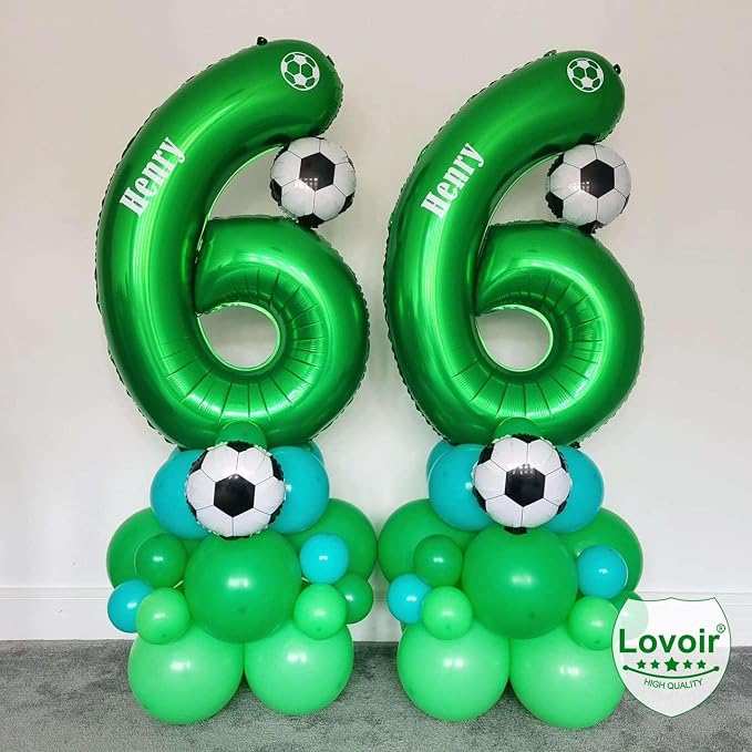 Dark Green 24 Number Balloons, 40 Inch Giant Number 24 Balloons Foil Mylar - Image 5