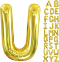 40 Inch Letter Foil Balloons Gold by Aeniaza