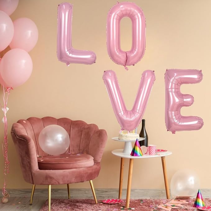 Pink Letter G Balloons, G Balloon 40 Inch Foil Helium G Balloon Letter | Pink G - Image 7