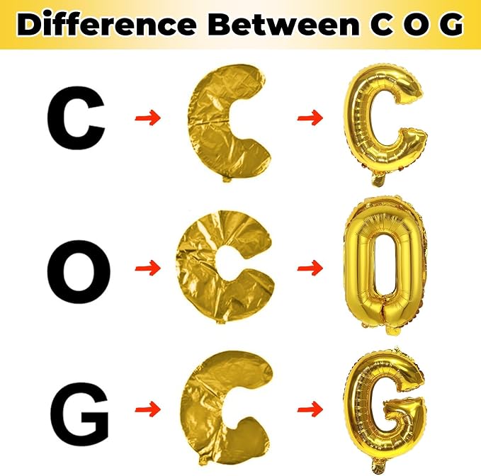 40 Inch Foil Letter Balloon, Giant Alphabet G Customize Balloon, Large Self - Image 7