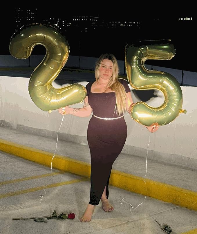 Light Gold Number 0 Balloon 40 Inch, 0th Birthday Decorations Men Women | Foil - Image 9
