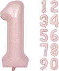 40 In Matte Pink Number Balloons Helium Foil Mylar Balloon Party Digital 1 | by Exquisitehighqualitypartydecorationstomeetyoureveryneed%EF%BC%81