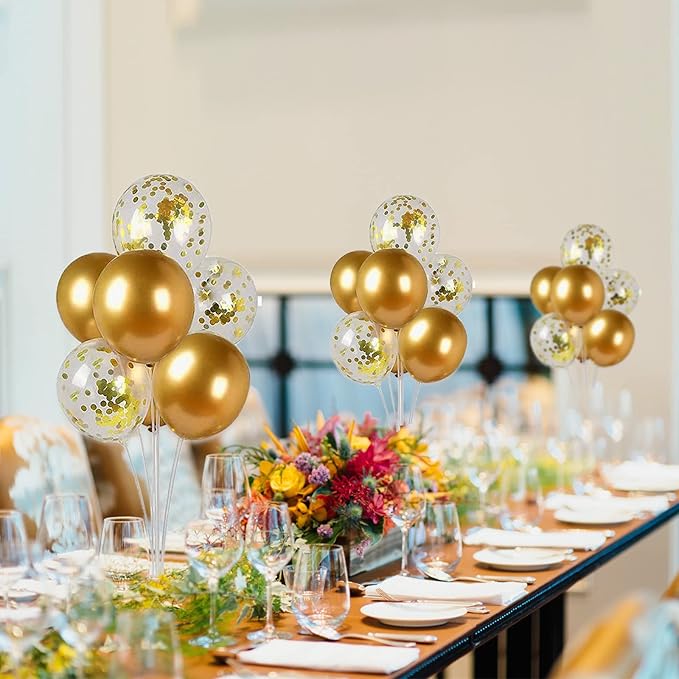 10 Sets of Balloon Stands for Table Balloon Stand Allowing Balloons To Float - Image 4