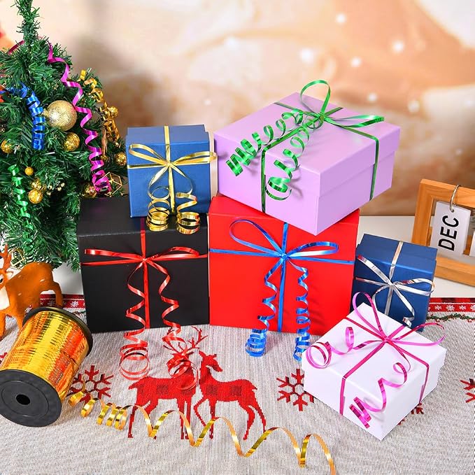 Christmas Ribbon, 500 Yard Red Curling Ribbons - Image 5