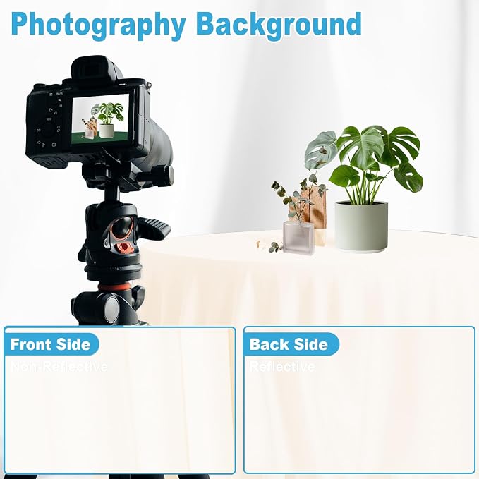 Ivory Photography Backdrop for Photoshoot, 10X20 FT | Versatile Studio Photo - Image 5