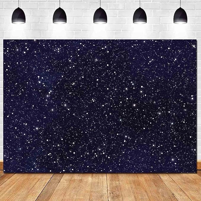 7x5FT Soft Fabric/Polyester Night Sky Star Universe Space Starry Photography - Image 4