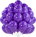 PartyWoo Dark Purple Balloons 101pcs 12 Inch Royal Purple Latex Helium Balloons by PartyWoo