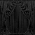 4 Panels Black Backdrop Curtain by MEETSKY