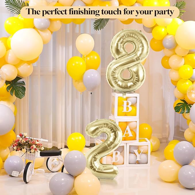 Number 29 Balloons for 29th Birthday Party Decorations, 40 Inch 0-100 - Image 5