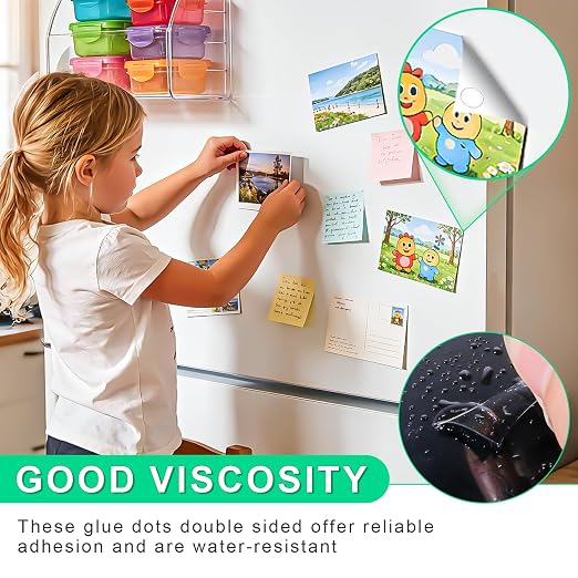 500pcs 0.78 Inch Double Sided Sticky Dots, Mini Clear Glue Adhesive Dots - Image 4