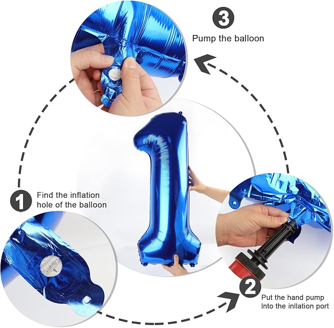 15 Balloon Numbers 40Inch for 15th Year Old Birthday Decorations, Dark Blue | - Image 7