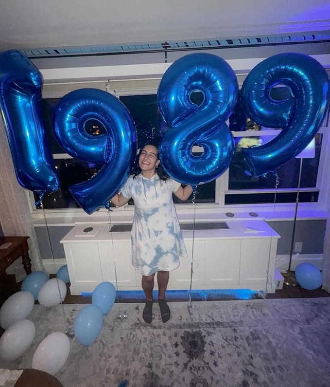 Navy Blue 9 Balloon - Image 7