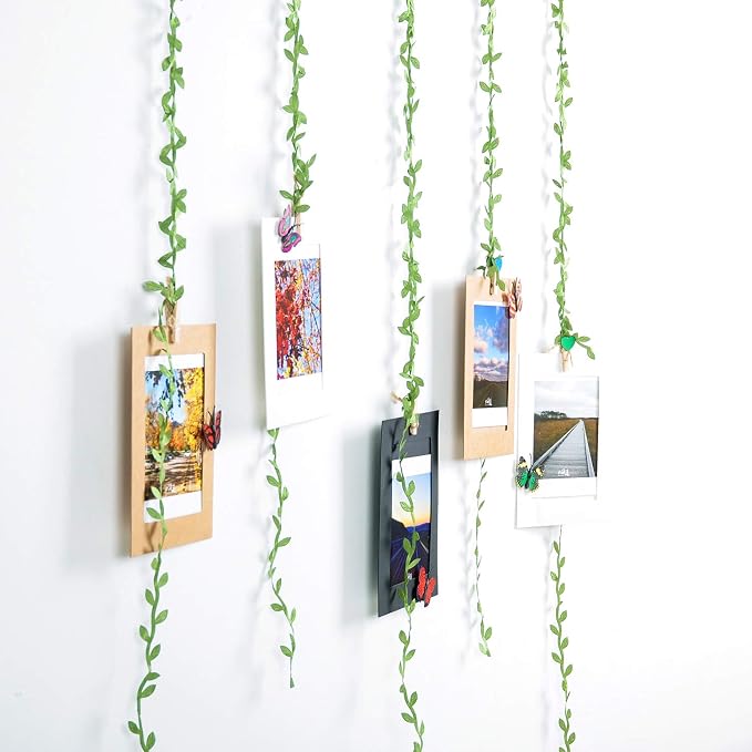 265 Ft Leaf Ribbon, Artificial Vines Leaves String Trim Ribbon Wild Jungle - Image 4