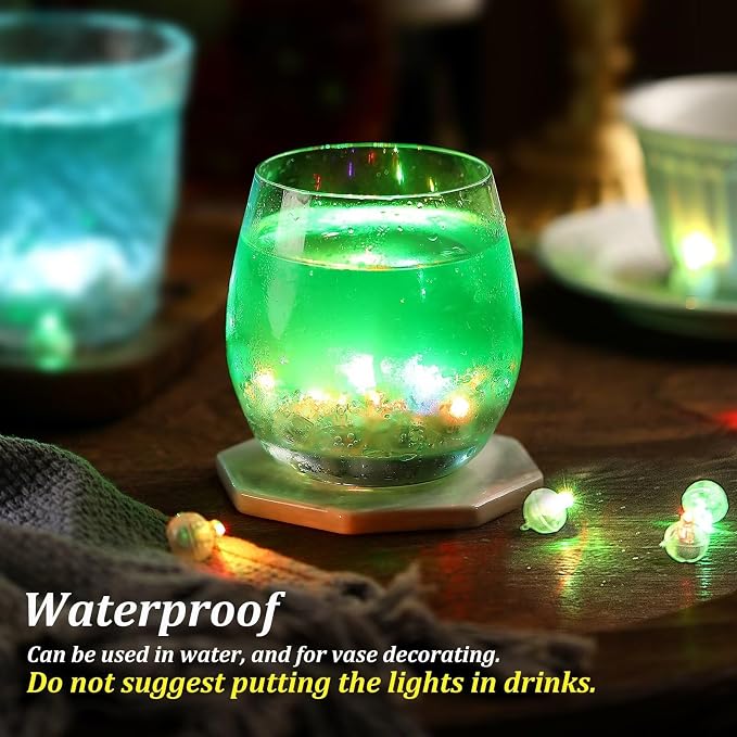 100Pcs Balloon Lights with Short Hanging Strings, 5 Mix Colors Mini LED Light - Image 6