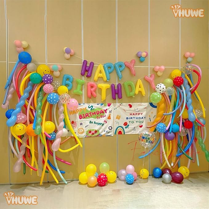 260 Balloons Orange, Thickened 100 Pack Long Balloons Twisting Skinny Magic - Image 8