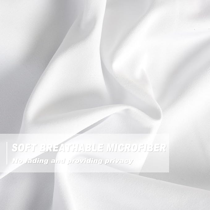 Blackout Drapes 54" x 84" x 2 Panels, Handmade Ruffles | Butterfly Flower - Image 3