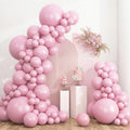 RUBFAC Pink Balloons 135pcs Light Pastel Pink Balloon Different Sizes 18 12 10 by RUBFAC