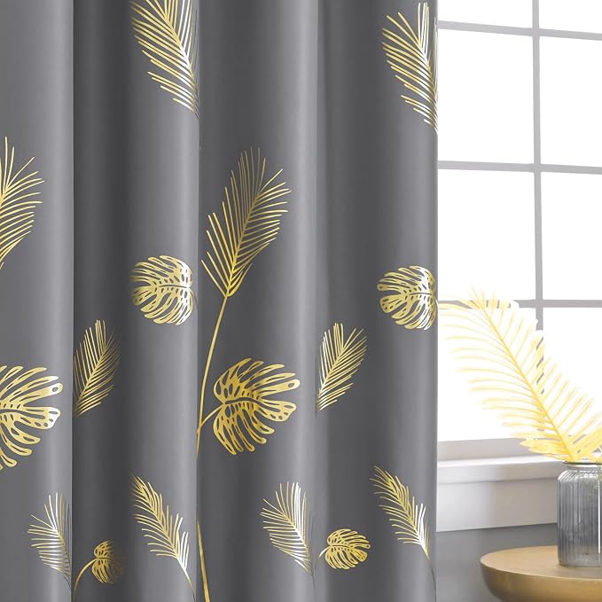 Sliding Glass Door Curtain 80W x 84L Inch Thermal Insulated Blackout Curtain 84 - Image 3