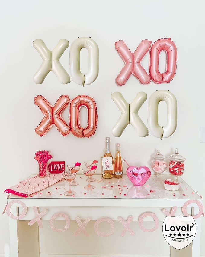 Cream White Letter T Balloons, 40 Inch Giant Foil Mylar Helium Balloons - Image 7