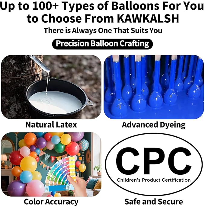 Orange Balloon 110pcs, 12 Inch Thickened Latex Party Balloons Helium Bright - Image 2