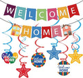 Welcome Home Banner, Colorful Paper Welcome Home Decorations by Rujor