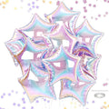 Iridescent Star Balloons, 18 Inches Star Balloon by FEYG