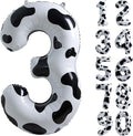 Cow Print Number 3 Balloon, Large 40 Inch Cow Number Birthday Balloons | Helium by Exquisitehighqualitypartydecorationstomeetyoureveryneed%EF%BC%81