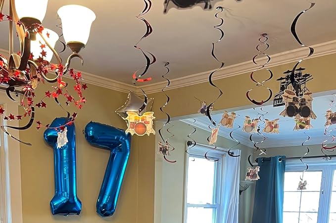 10 Balloon - Metallic Blue Birthday Number Balloons, 40 Inch Decorations | - Image 3