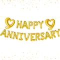 KatchOn Gold Happy Anniversary Balloons 18 Inch, Anniversary Decorations | by KatchOn
