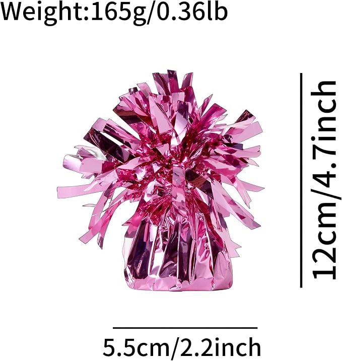 Balloon Weights, 12 Pieces, Weight 0.36Lb | Aluminum Foil, Suitable - Image 3