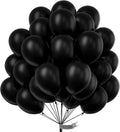 PartyWoo Black Balloons 100pcs Matte Latex Helium Balloons 12 Inch | Baby by PartyWoo