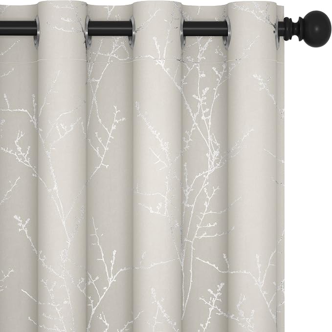 Deconovo Living Room Curtains 108 Inch Long, Thermal Insulated, Room Darkening by Unknown