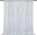 Silver Sequin Backdrop Sequin Wedding Photo Curtains 10ft x 10ft | Sequin by QueenDream