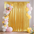 SquarePie 20x10ft Gold Sequin Backdrop, High Density Non-Transparent Glitter by SquarePie