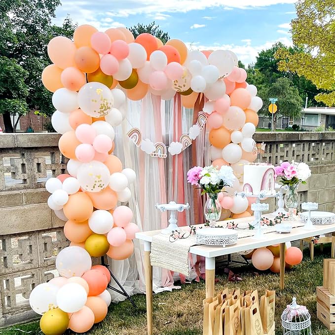 KICNIC Balloon Arch Strip, 49ft Balloon Tape and 300 Glue Point Dots, Balloons - Image 7
