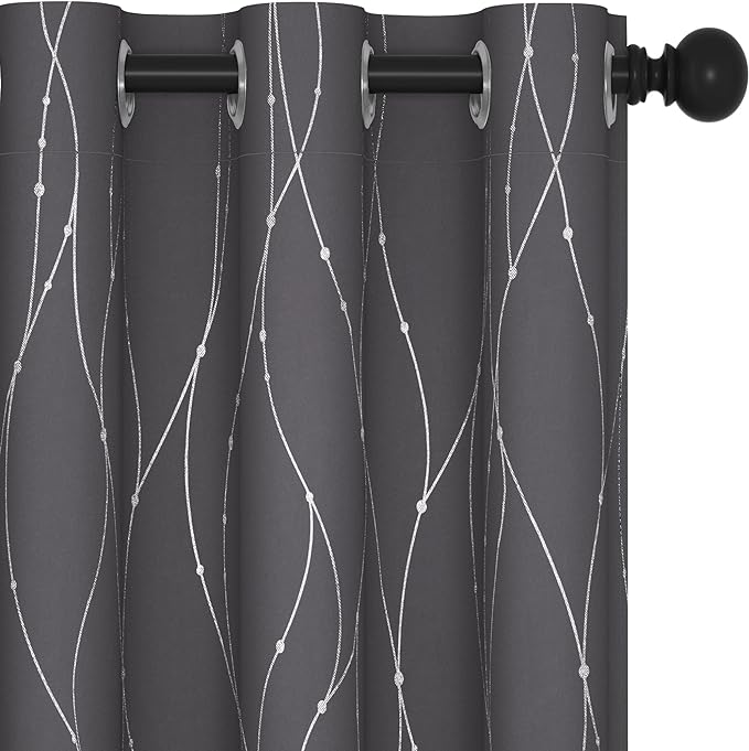 Deconovo Living Room Curtains 54 Inches Long, Thermal Insulated, Room Darkening by Unknown