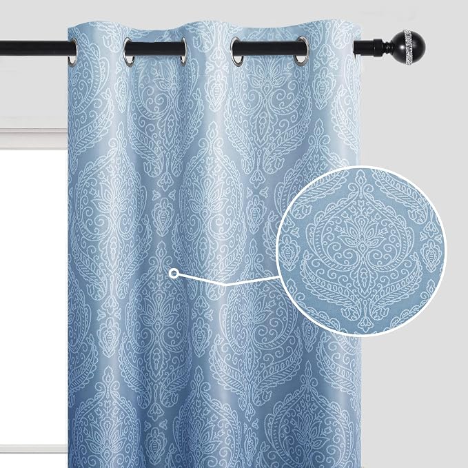 DWCN 100% Blackout Curtains for Bedroom 63 Inch Long - Image 4