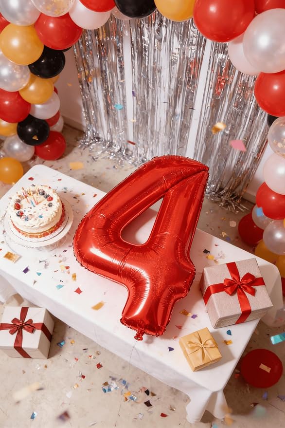 Laser Red 4 Balloon - Image 2