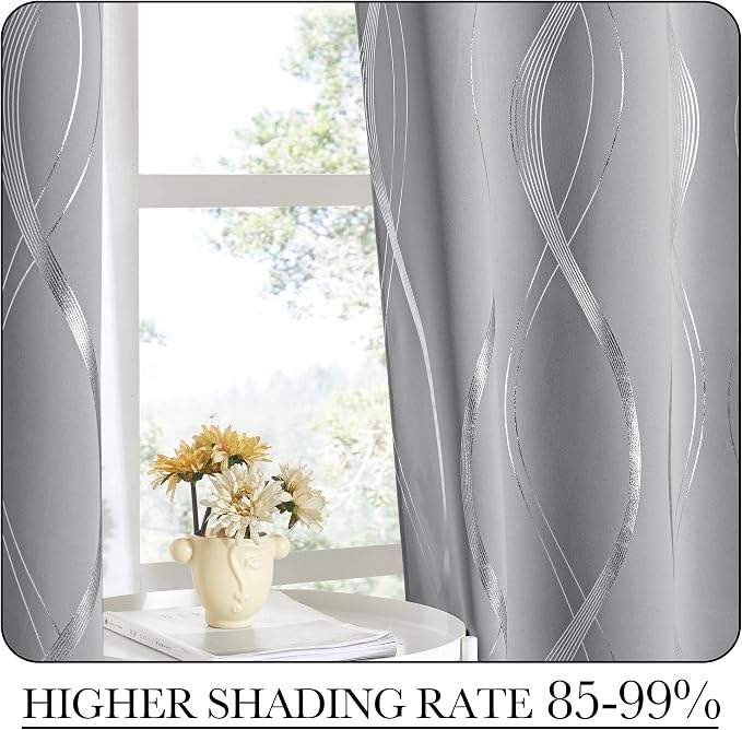 NICETOWN Living Room Curtains, Extra Long Blackout Curtains and Drapes - Image 4