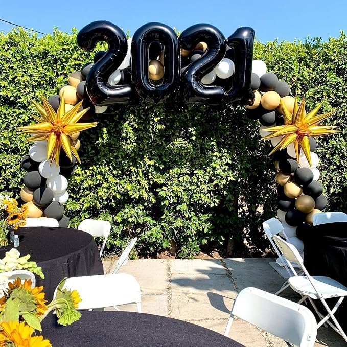 40 Inch Black 21 Number Balloons Giant Jumbo Huge 12 or 21 Foil Mylar Helium - Image 7