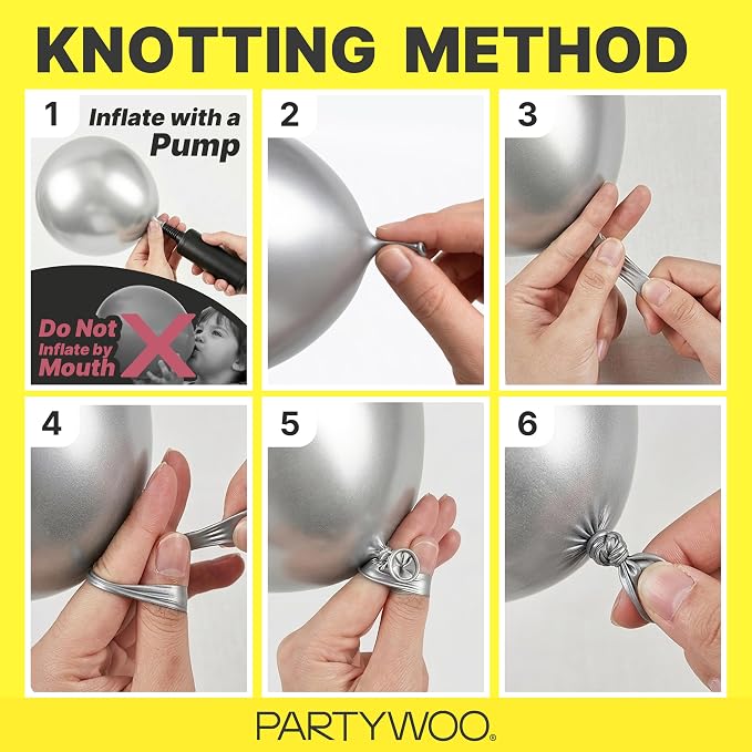 PartyWoo Yellow Balloons 127pcs Matte Yellow Color 18 12 10 5 Inch | 18 12 10 5 - Image 7