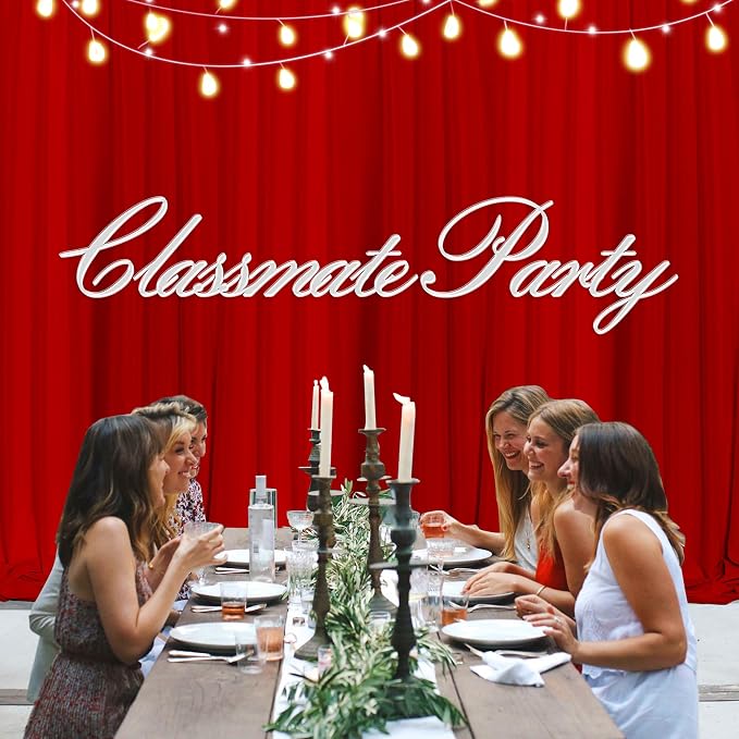 Red Backdrop Curtains for Christmas Party Valentine's Day Arch Stage Wedding - Image 8