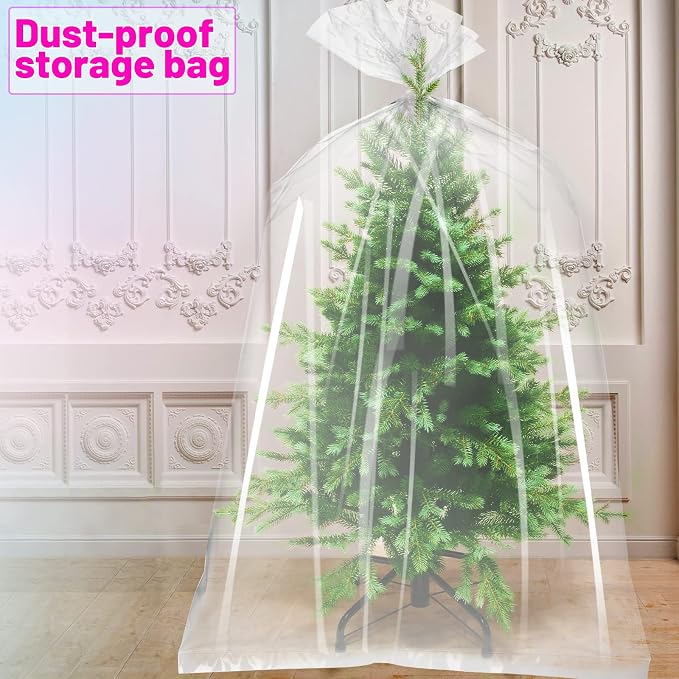 4 Pcs 98.4 x 59 Inches Clear Large Balloon Bags - Image 3